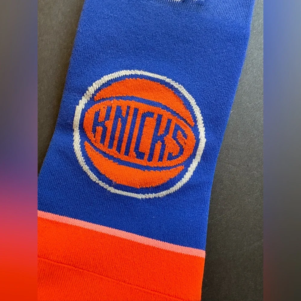 Stance Blue and Orange Knicks Crew Socks - Picture 6 of 7